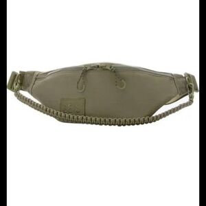 BEIS Khaki Belt Bag with Braided Strap